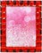 Decorative Sparkling Red Jewel 5x7 Picture Frame, Photo Display & Home Décor (Red)